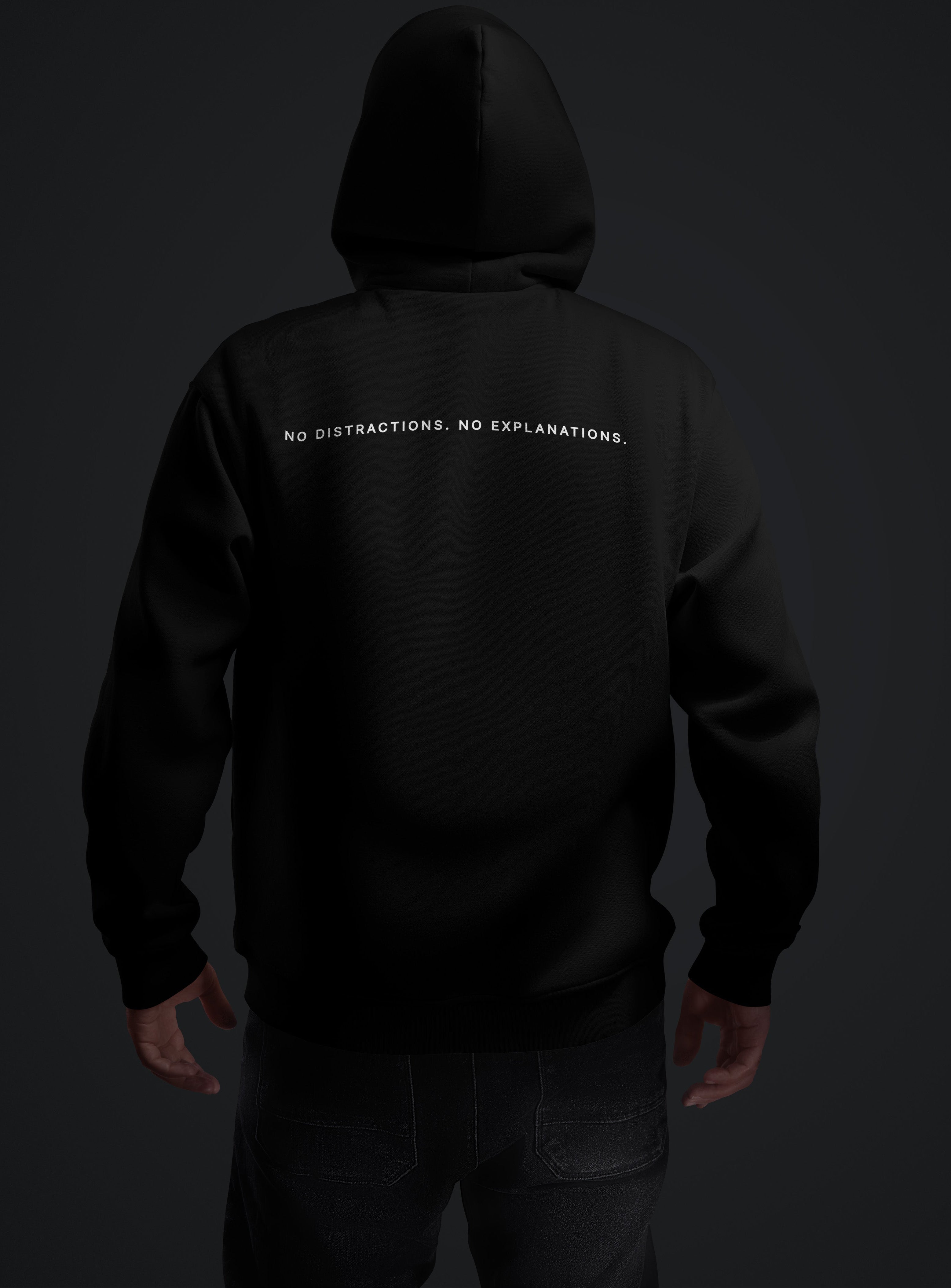 SILENT MODE : ON Oversized Hoodie