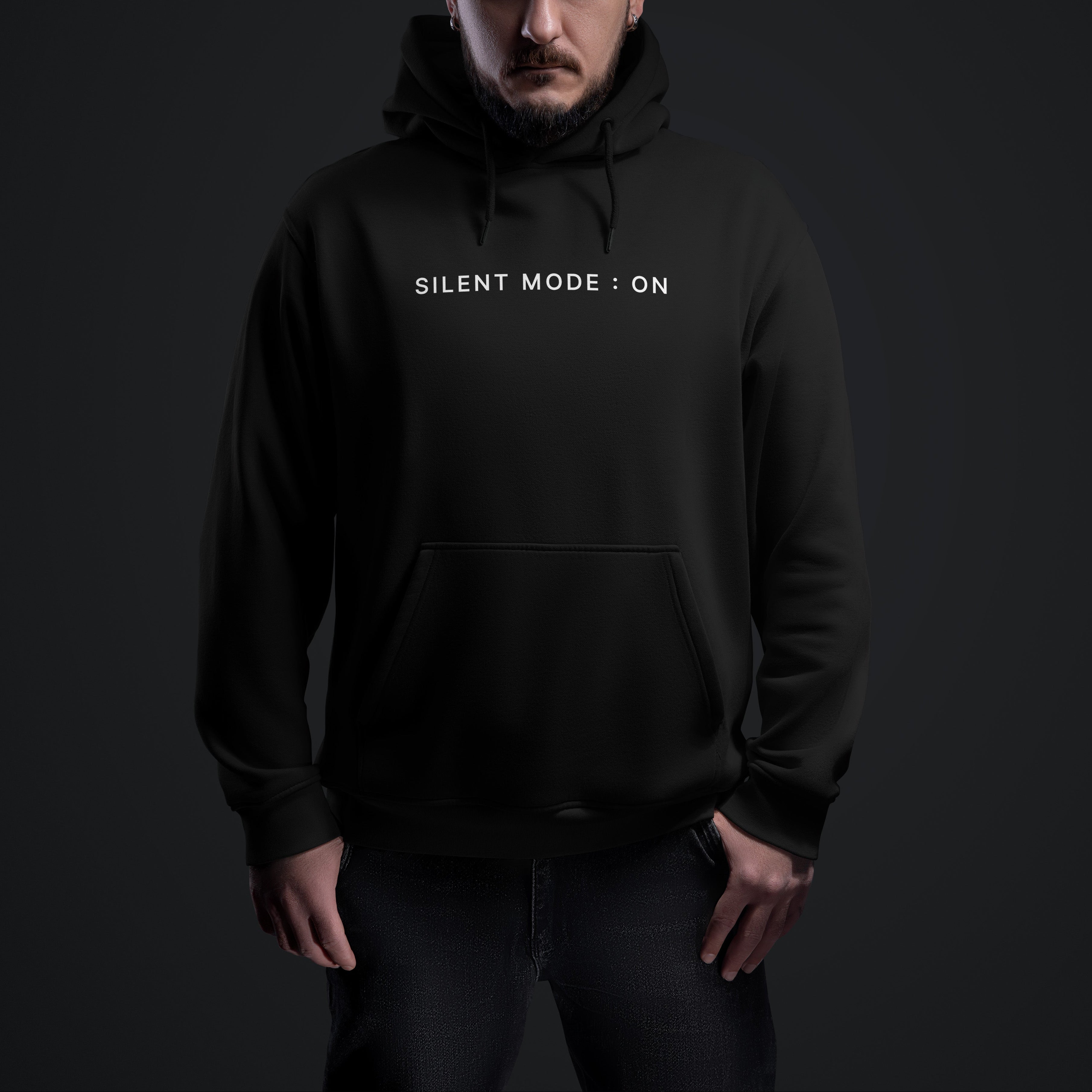 SILENT MODE : ON Oversized Hoodie